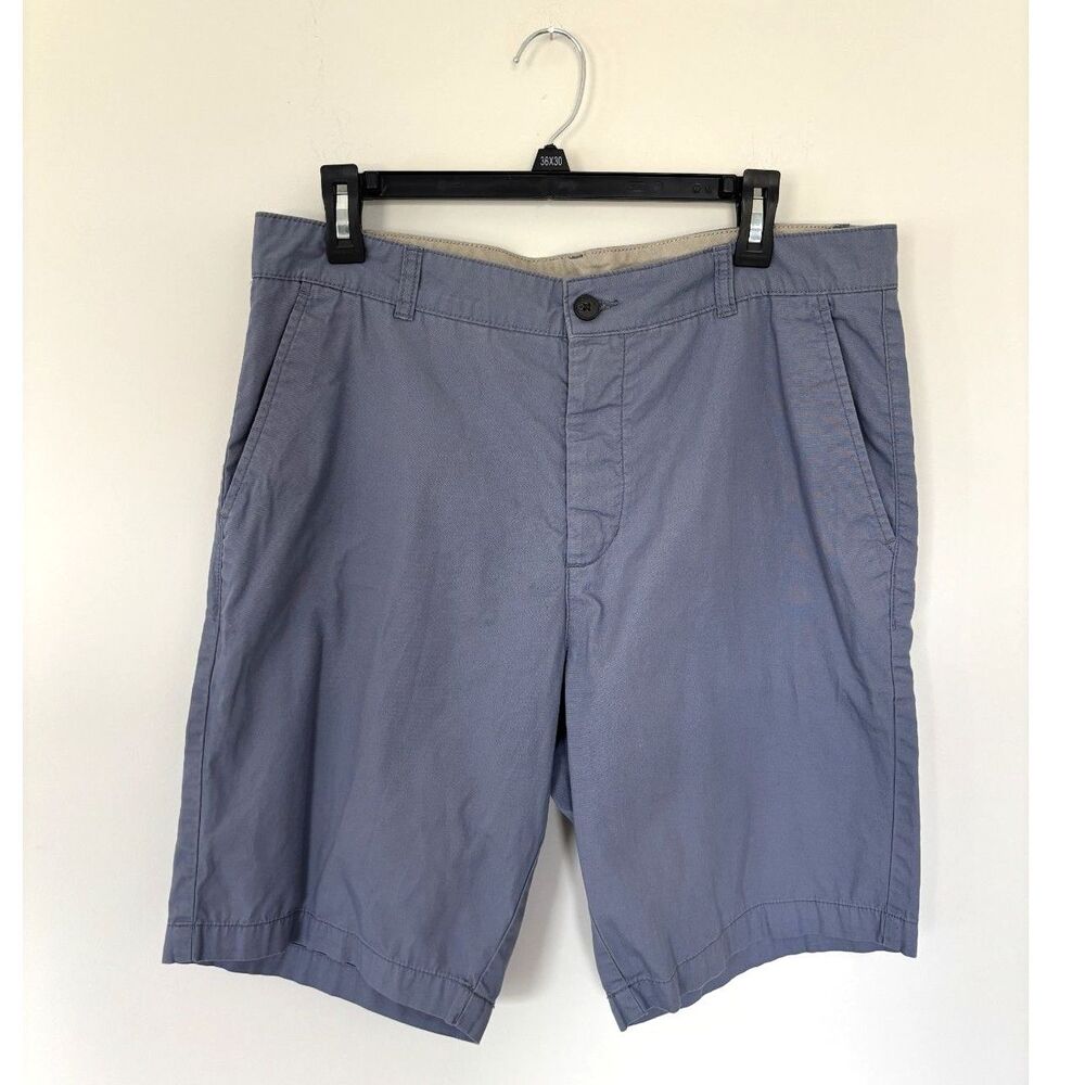 Divided Men's Blue Gray Chino Bermuda Shorts Size 32 (measures 35" waist)